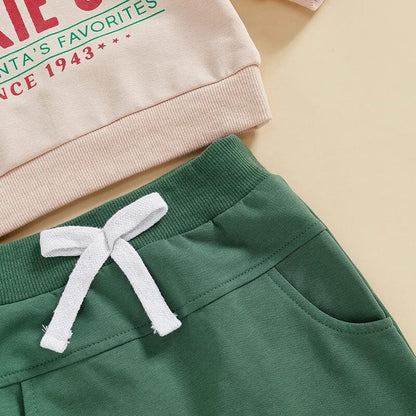 Milk and Cookie Christmas Baby Set