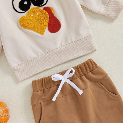 Thanksgiving Turkey Baby Set