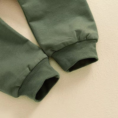 Best Dad Ever Solid Pants Baby Set