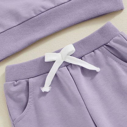 Auntie's Bestie Lavender Baby Set