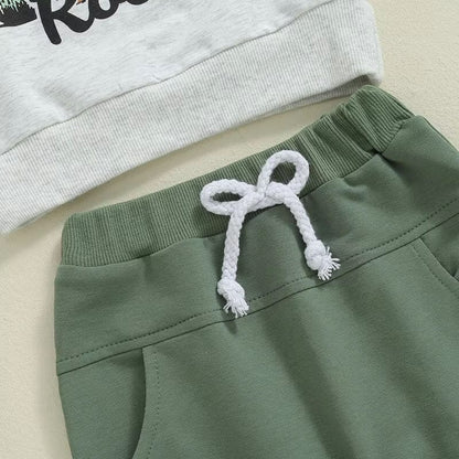 I Run This Rodeo Long Sleeve Baby Set