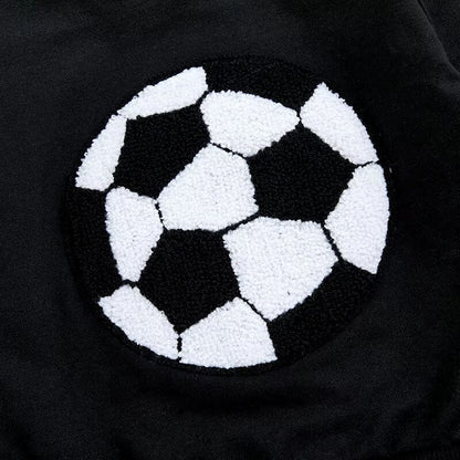 Black Soccer Toddler Sweatshirt