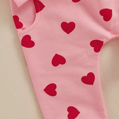 Long Sleeve Little Valentine Baby Set