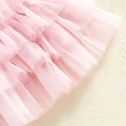 Solid Tulle Toddler Dress