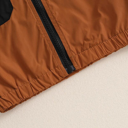 Pockets Zip-Up Hooded Toddler Jacket
