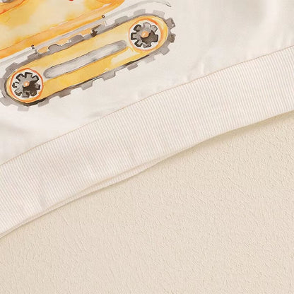 Eggs-Cavator Easter Toddler Sweatshirt