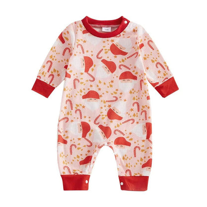 Long Sleeve Christmas Baby Jumpsuit