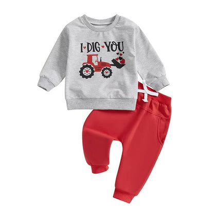 I Dig You Valentine's Day Toddler Set