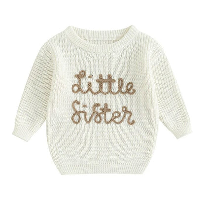 Little Sister Knitted Baby Sweater