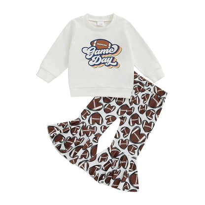 Game Day Flared Pants Baby Set