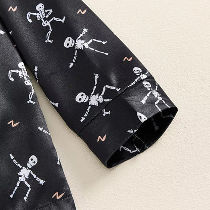 Long Sleeve Skull Toddler Pajama Set
