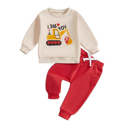 I Dig You Valentine's Day Toddler Set