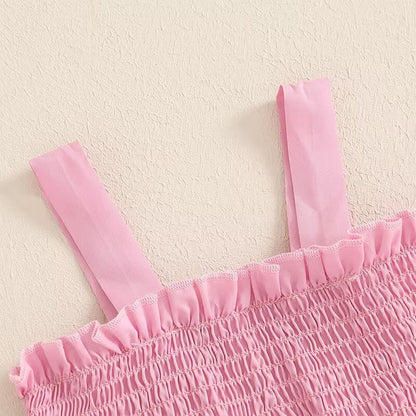 Valentine's Day Tulle Baby Romper