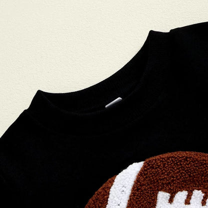 Football Plaid Pants Toddler Set