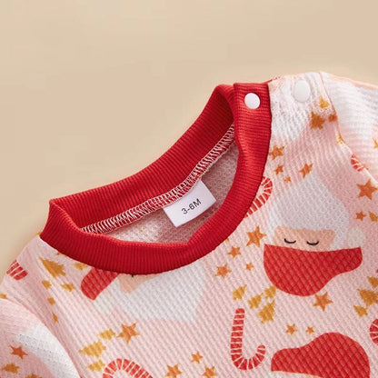 Long Sleeve Christmas Baby Jumpsuit