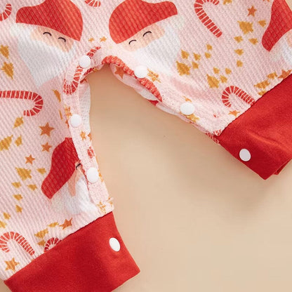 Long Sleeve Christmas Baby Jumpsuit
