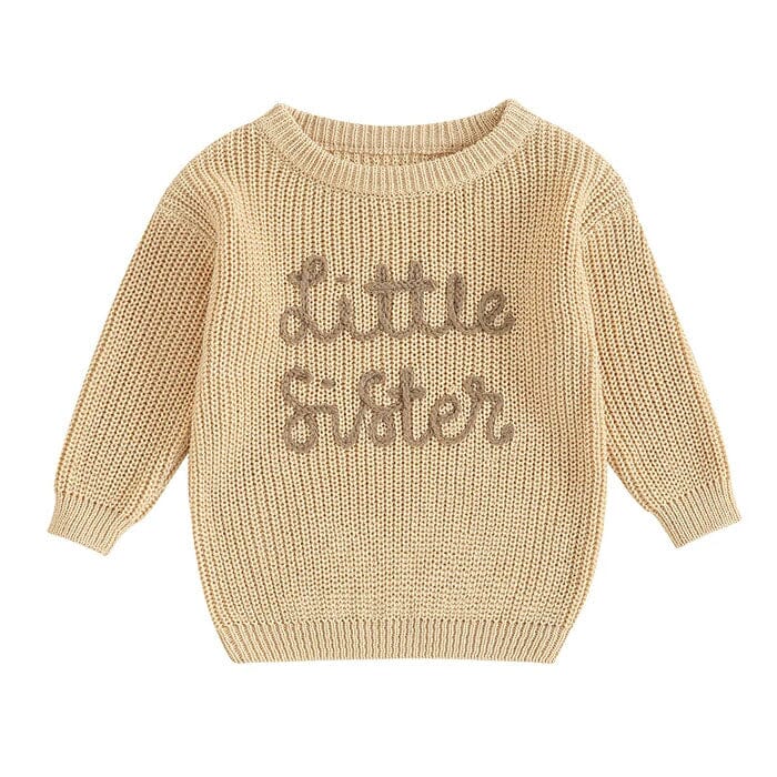 Little Sister Knitted Baby Sweater