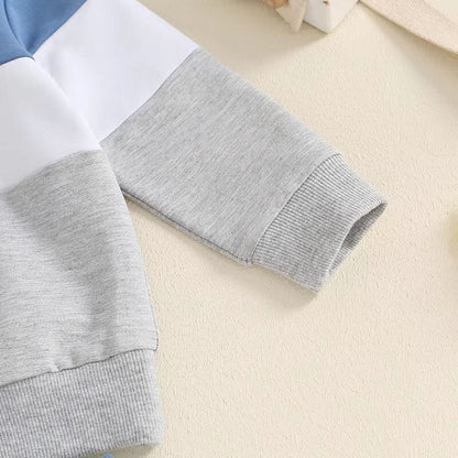 Color Block Sweatshirt Baby Set