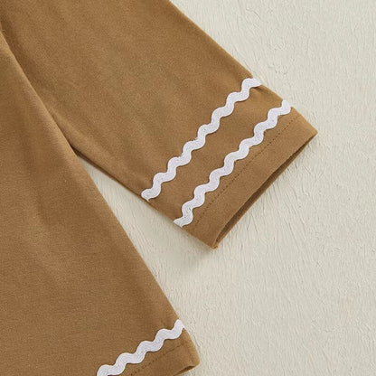 Christmas Gingerbread Toddler Dress