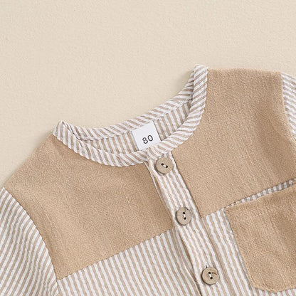 Short Sleeve Striped Toddler Set