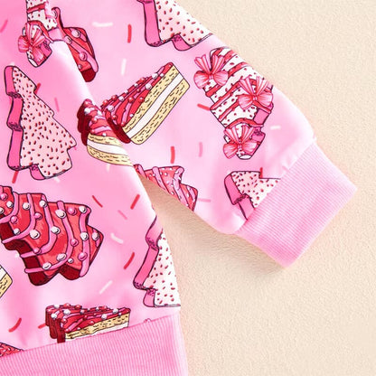 Long Sleeve Yummy Christmas Baby Set