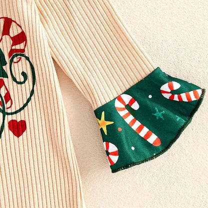 Candy Cane Cutie Baby Jumpsuit