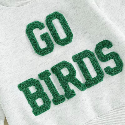 Long Sleeve Go Birds Baby Set