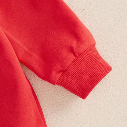 Red Hundred Points Toddler Sweatshirt