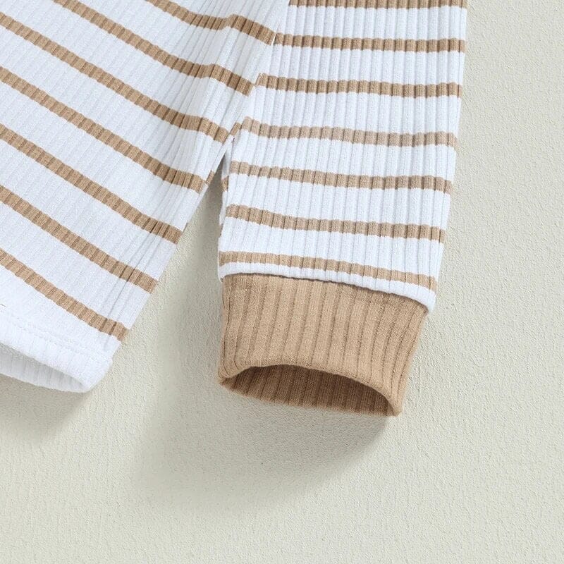Long Sleeve Striped Baby Set