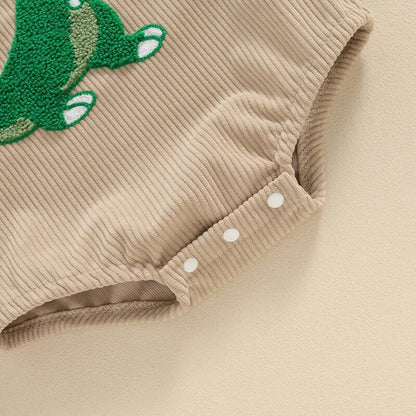 Sleeveless Dinosaur Baby Romper