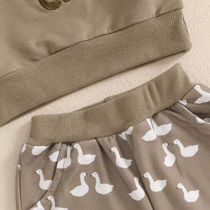 Long Sleeve Goose Baby Set