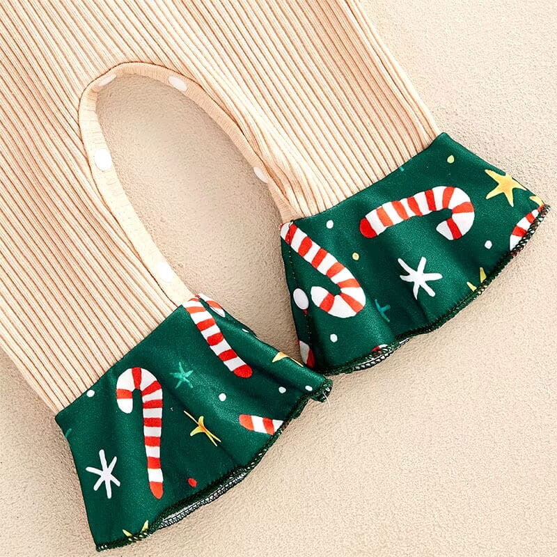 Candy Cane Cutie Baby Jumpsuit