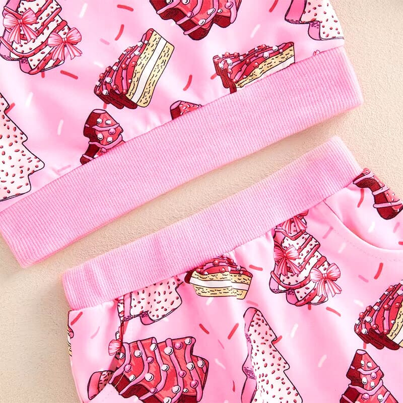 Long Sleeve Yummy Christmas Baby Set