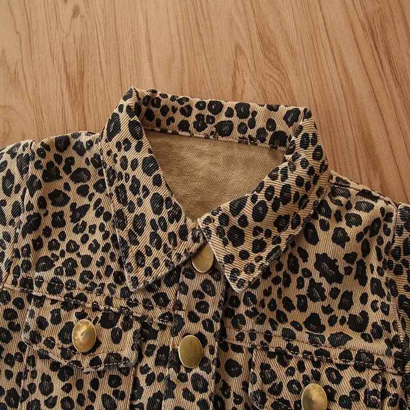 Toddler Leopard Printed Coat
