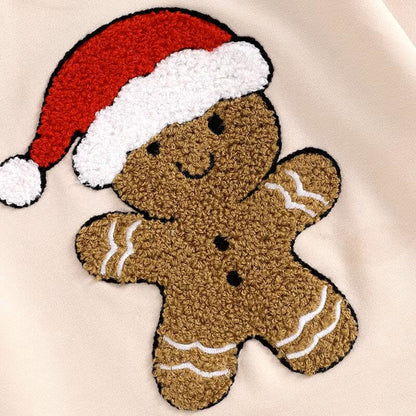 Long Sleeve Christmas Gingerbread Baby Bodysuit