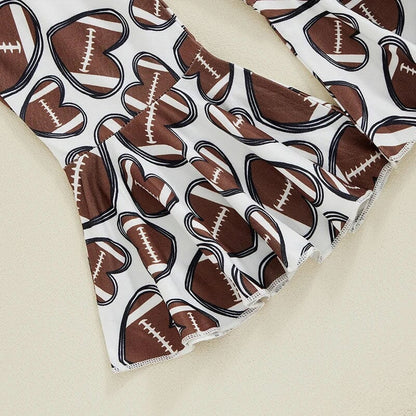 Game Day Flared Pants Baby Set