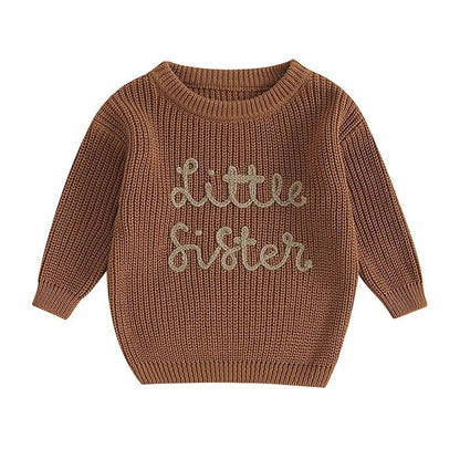 Little Sister Knitted Baby Sweater