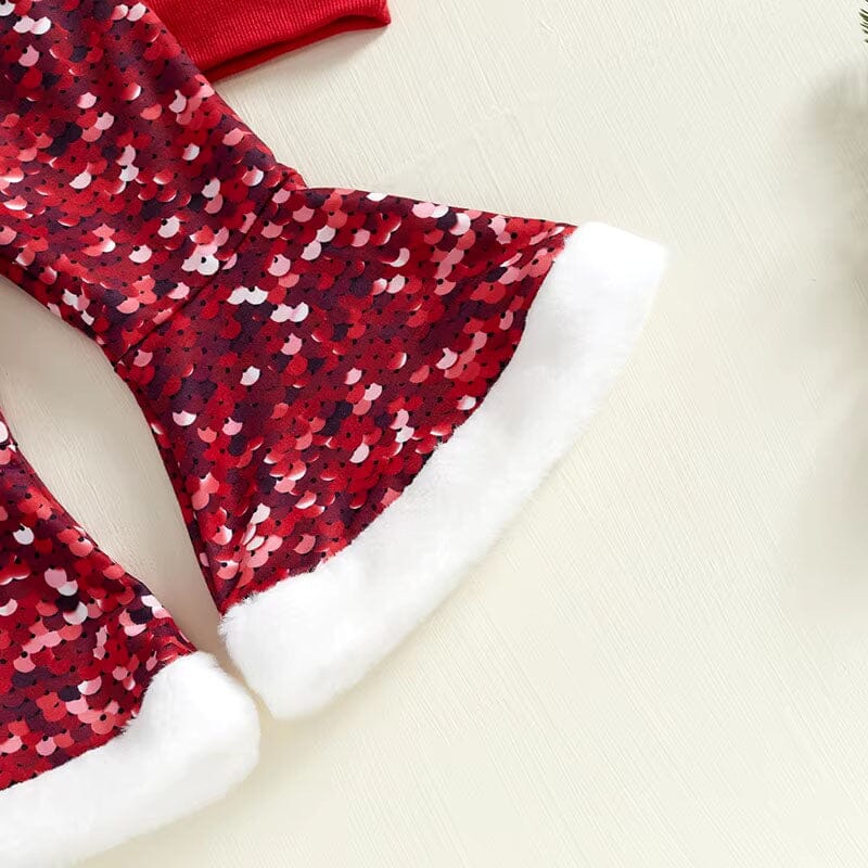 Thick Thighs Christmas Vibes Baby Set