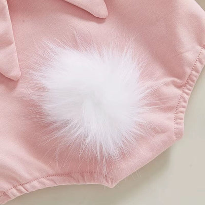 My First Easter Hooded Baby Bodysuit