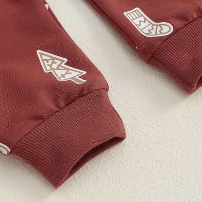 Long Sleeve Christmas Baby Set