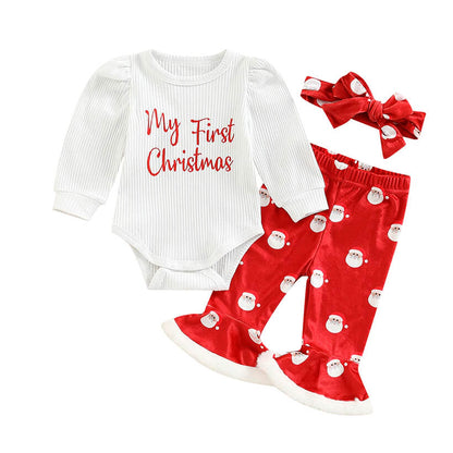 First Christmas Velvet Set