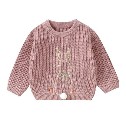 Bunny Knitted Baby Sweater