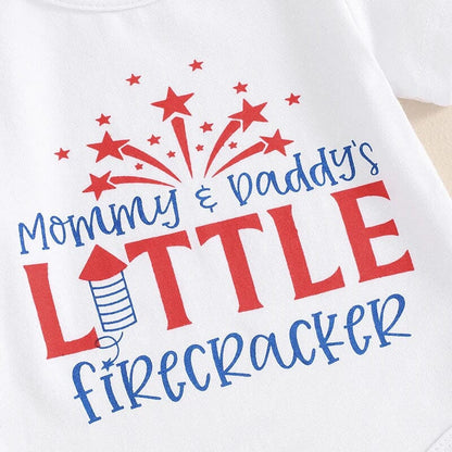 Mommy and Daddy's Little Firecracker Baby Set
