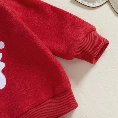 Red Santa Long Sleeve Baby Set