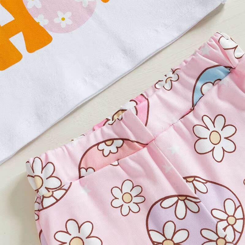 Hip Hop Flared Pants Toddler Set