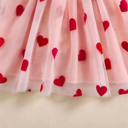 Valentine's Day Tulle Toddler Dress