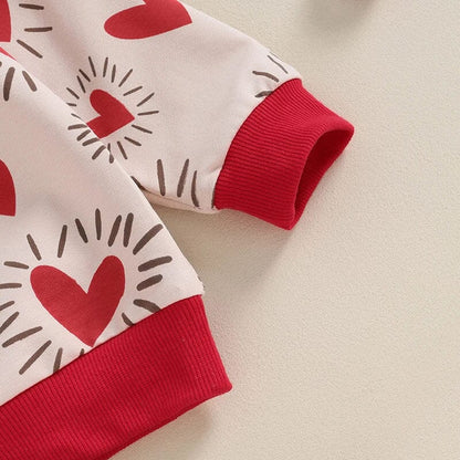 Valentine’s Day Hearts Baby Set