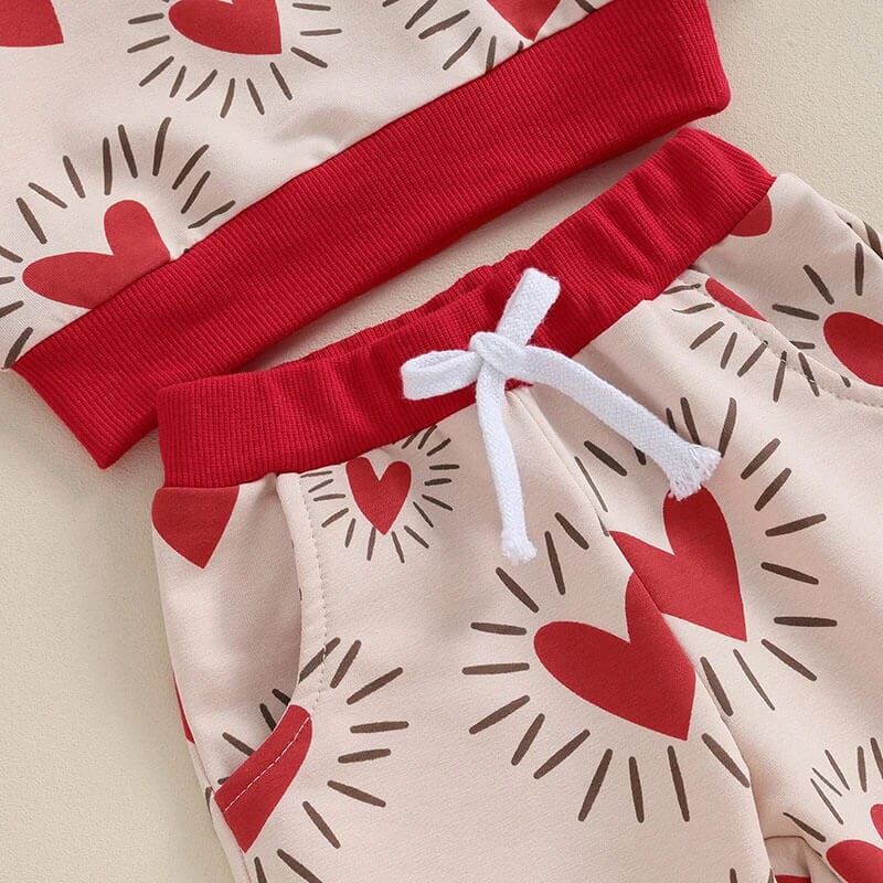Valentine’s Day Hearts Baby Set