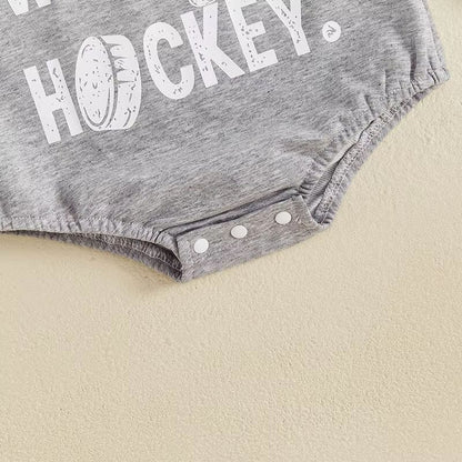 Crawl Walk Hockey Baby Bodysuit