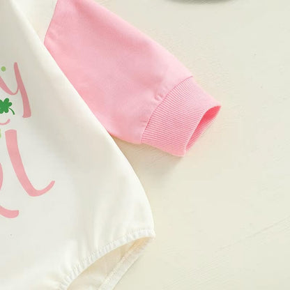 Long Sleeve Lucky Girl Baby Bodysuit